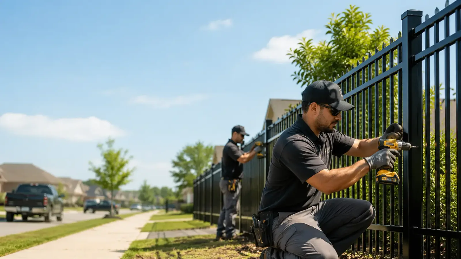 Metal Fence Installation in Montgomery, IN